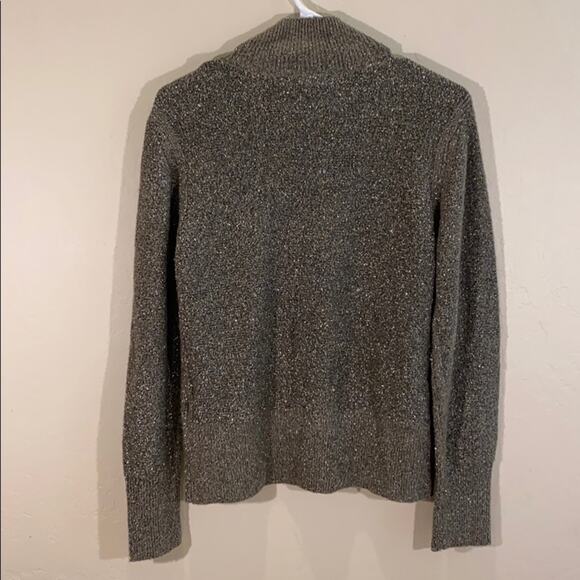 REISS Jemima Metallic Turtleneck Sweater - Picture 8 of 8